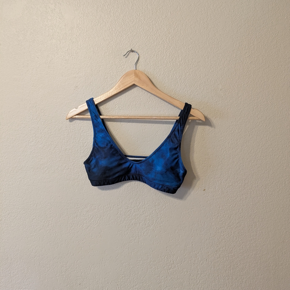 Blue Tie-Dye Women's Swimsuit
